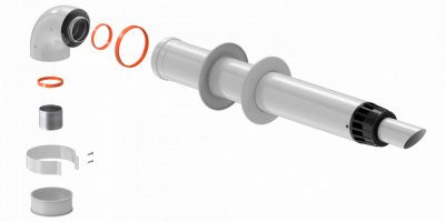 Комплект дымохода 60/100 750 мм